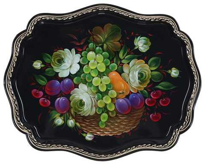 Zhostovo metal tray A20D18052668