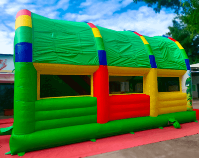 Коммерческий надувной батут "Приключения в джунглях" 8*5*5 м B-15011