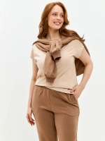 Футболка оверсайз с рукавами крылышками