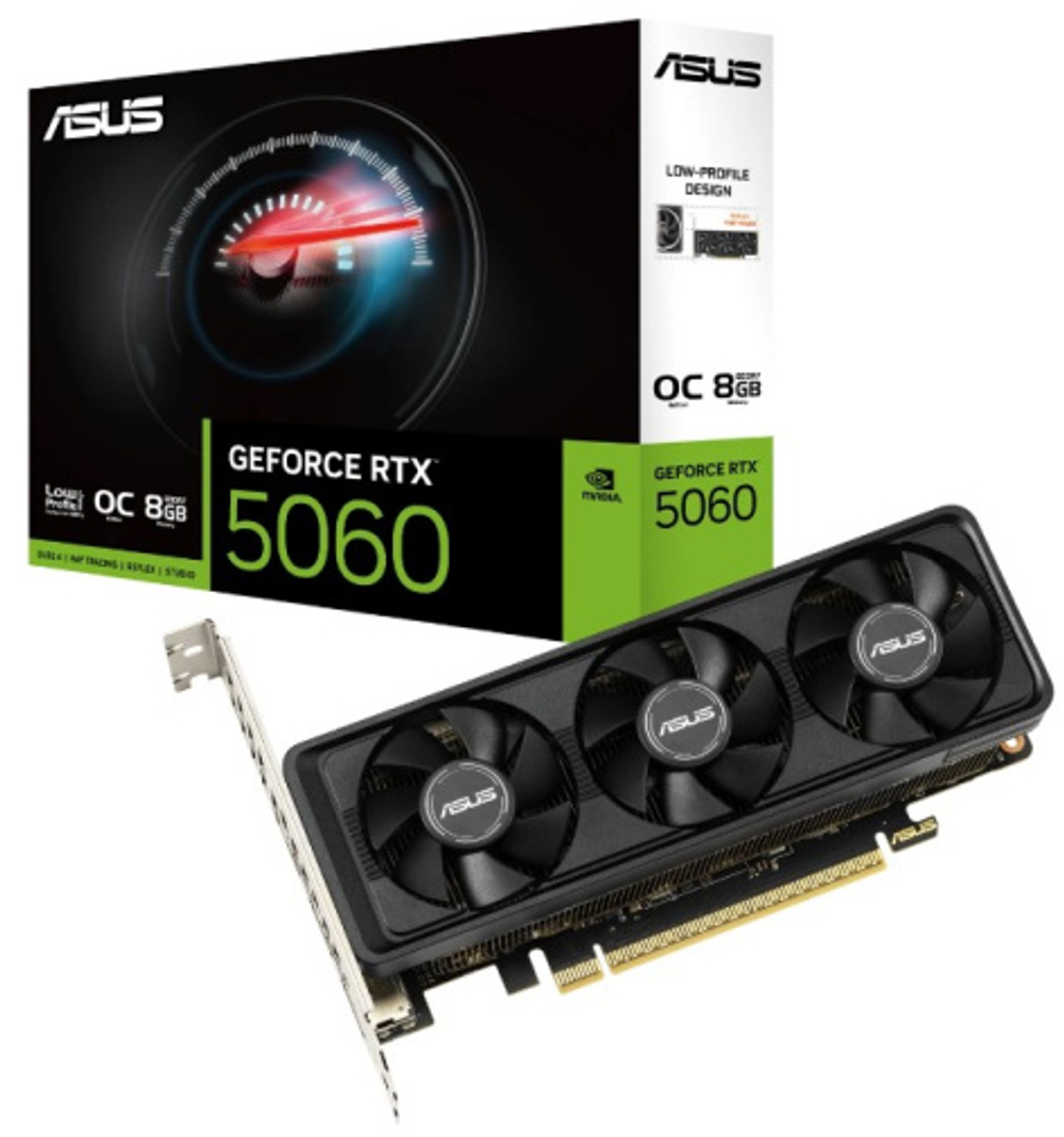 Видеокарта ASUS GeForce RTX 5060 LP BRK OC (RTX5060-O8G-LP-BRK)