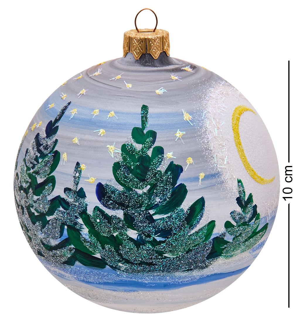 Элита НФШ-1458/2 Ел.украшение Шар «Ёжик-музыкант» 100 мм