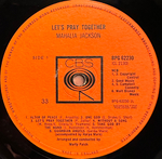 Mahalia Jackson - Let's Pray Together (Англия 1963г.)