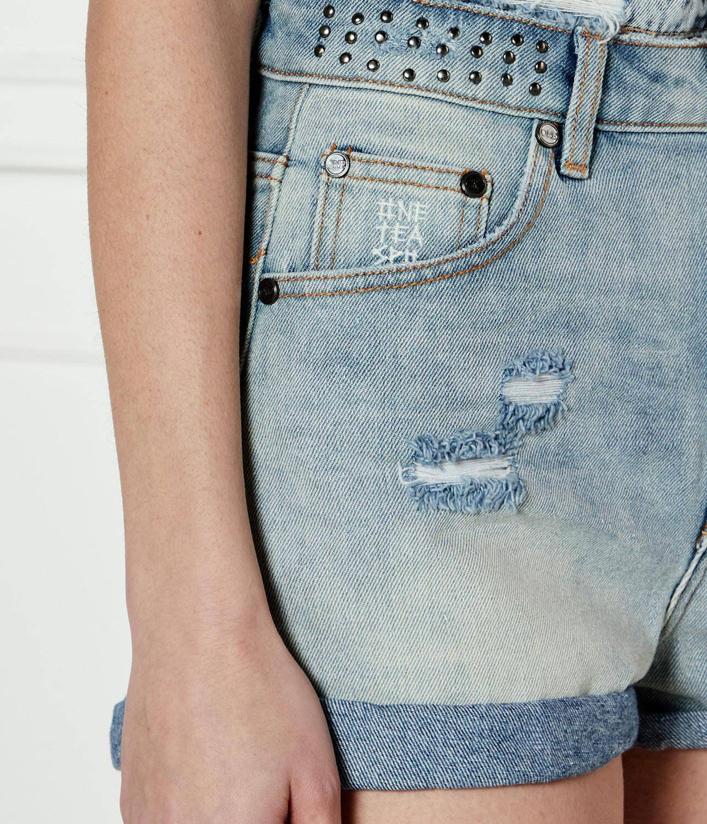 Джинсовые шорты ICON BANDITS One Teaspoon - голубой(26746)