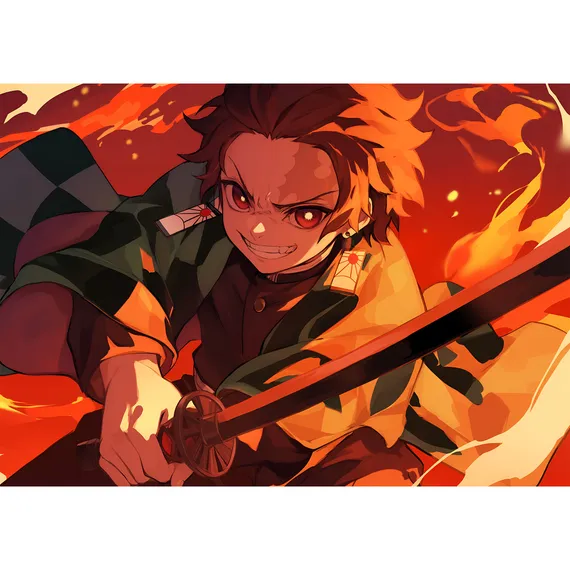 Постер Tanjirou Kamado - Demon Slayer
