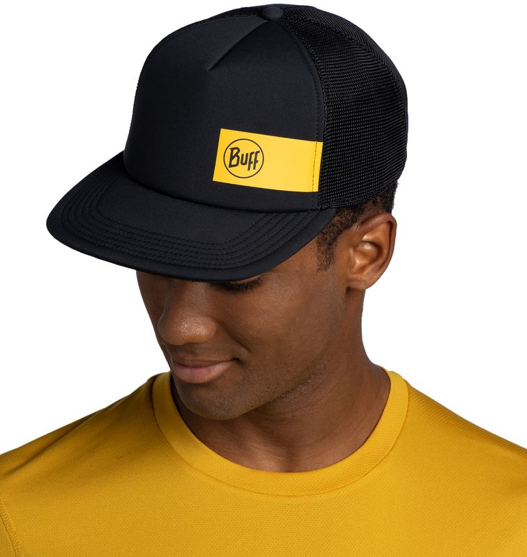 Кепка Buff Explore Trucker Cap Cram Logo Black Фото 4