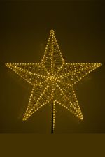 Макушка - звезда на елку «Кремлевская» желтая