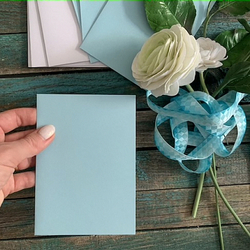 Заготовка для открытки бумажная в ассортименте (10,5х14,5 см)