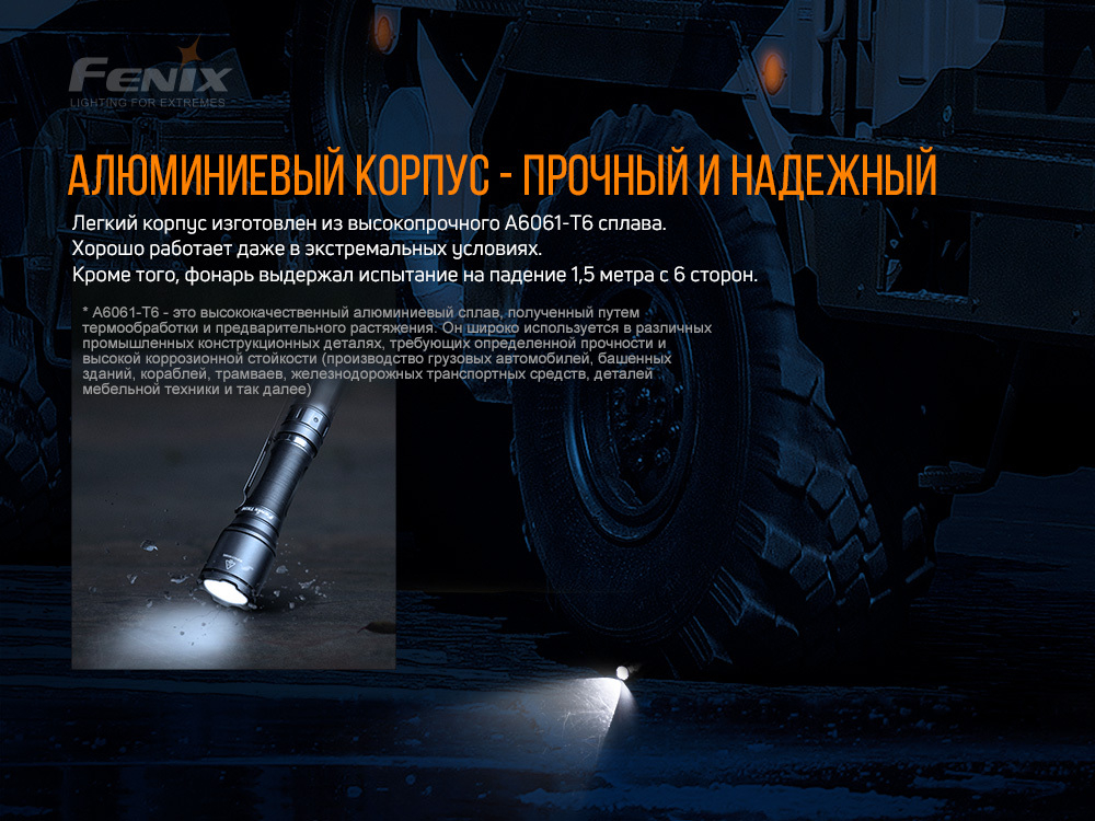 Тактический фонарь Fenix TK06