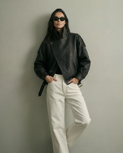 Кожаная куртка ARVELL (black)