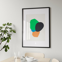 IKEA RÖDALM  (ИКЕА РÖДАЛМ)  -  Рама, черная, 70x100 см