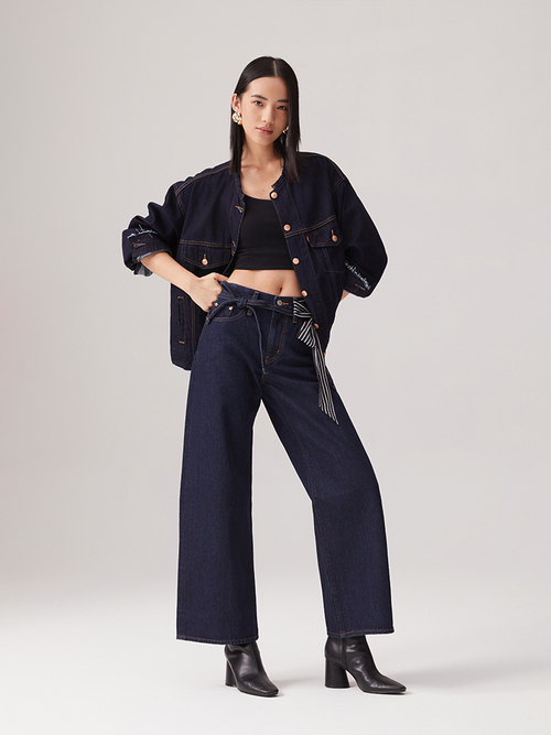 Женские свободные прямые джинсы Levi's XL Straight A8701-0007