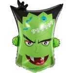 Шар (24"/61 см) Фигура, Голова, Франкенштейн 1 шт.