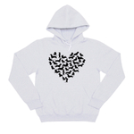 Толстовка "Сердце с силуэтами Такс"