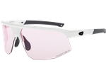 Спортивные очки GOG Kilo / White-Black / Photochromic Pink-Smoke Lens
