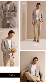 Структурированный пиджак из трикотажа в мелкую клетку Black Label