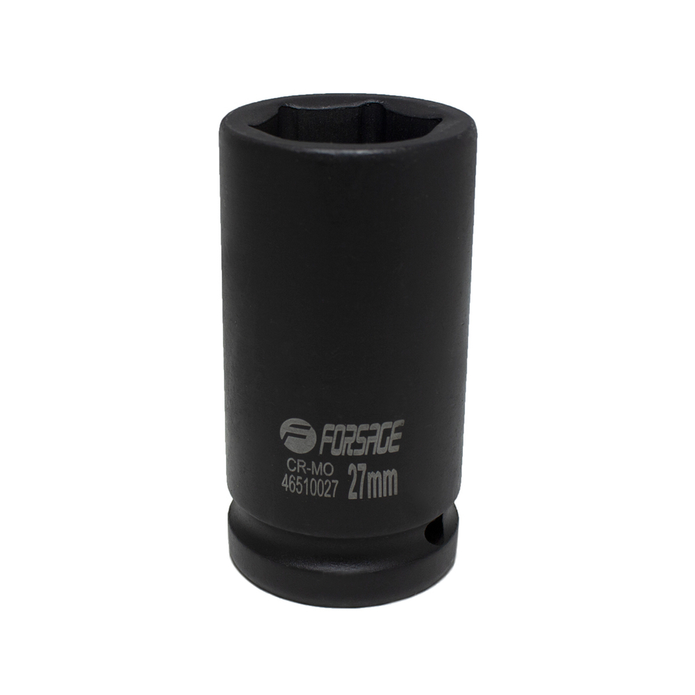 Головка ударная глубокая 27мм 6гр. 3/4'' Forsage F-46510027