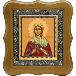 Хариесса Коринфская мученица. Икона на холсте.