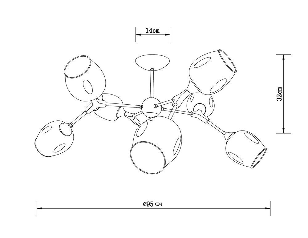 Люстра на штанге Arte Lamp