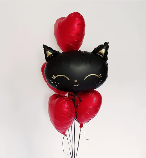 "Пушистые объятия" (набор из 5 шаров) №2136