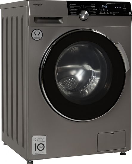 Стиральная машина Weissgauff WM 5649 DC Inverter Steam Silver