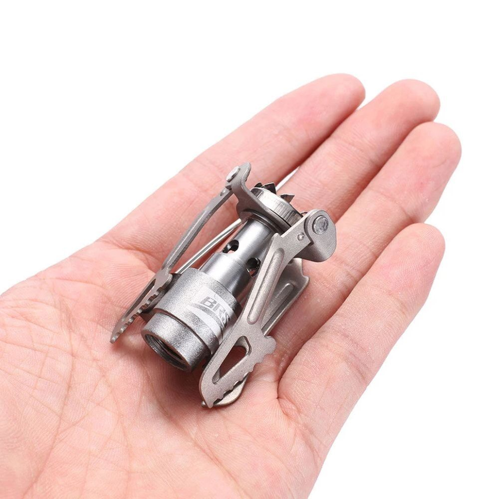 Газовая горелка туристическая титановая BRS-3000T