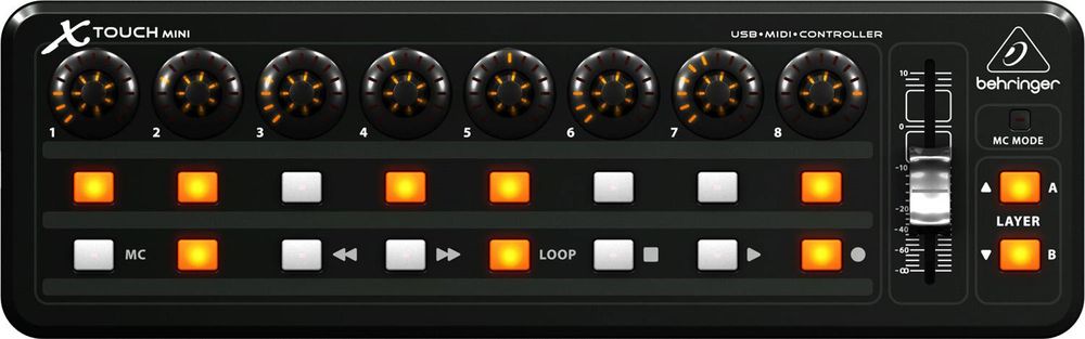 Behringer X-TOUCH MINI - универсальный USB контроллер.