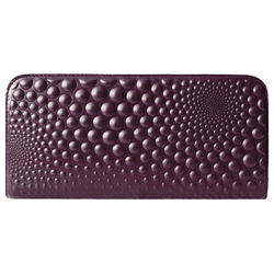 Портмоне женское «Bubbles». Цвет баклажан