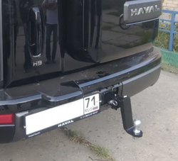 Фаркоп с унив. электрикой Смарт на Haval H9 2024- Бизон FA 0520-E