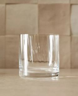 ZARA HOME СТЕКЛЯННЫЙ СТАКАН ДЛЯ ВИСКИ, ПРОЗРАЧНЫЙ