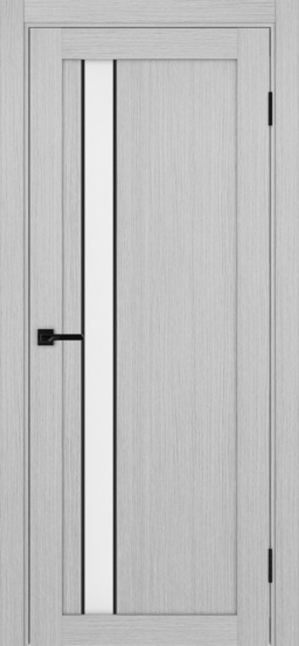 Межкомнатная дверь Optima Porte ТУРИН 528АПСSB.121 Молдинг AL + Стекло