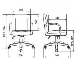 Кресло для руководителя PARIS B LX