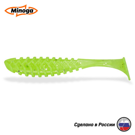 Силиконовая приманка "Minoga" COOPER 4,0"(4шт) 100мм, 6,1гр, цвет 024