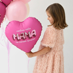 Фольгированный шар-сердце «Мама Люблю Тебя» 3D-иллюзия, 46 см