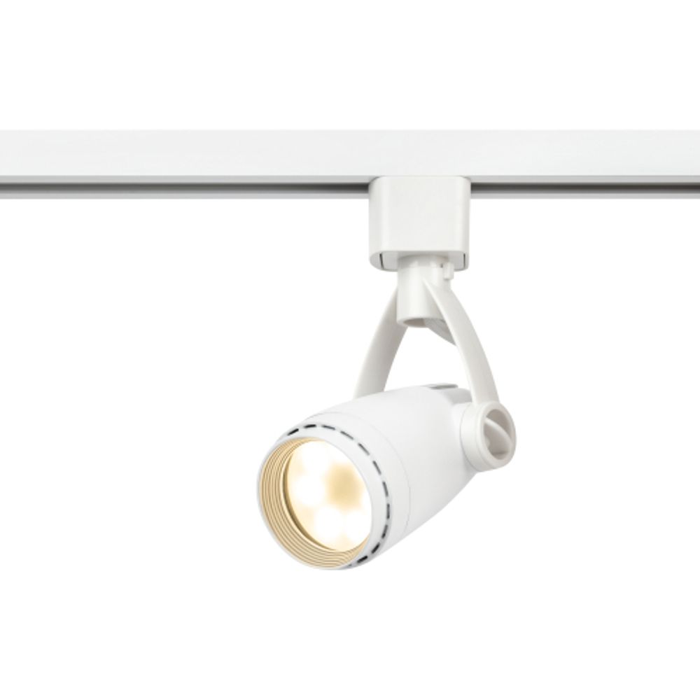Трековый светильник однофазный ЭРА TR12-GU10 WH под лампу GU10 белый | Однофазные светильники под лампу