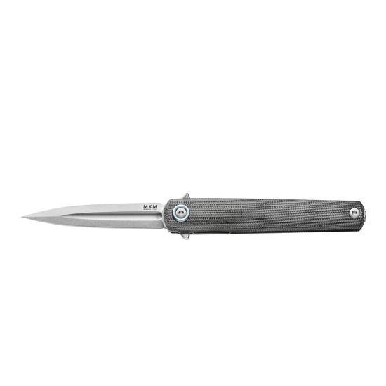 Нож скл."FLAME LIGHT", ст.Bohler M390,кл.StoneWash,dagger,рук.черн.микарта,клипса Stainless,чехол сумка
