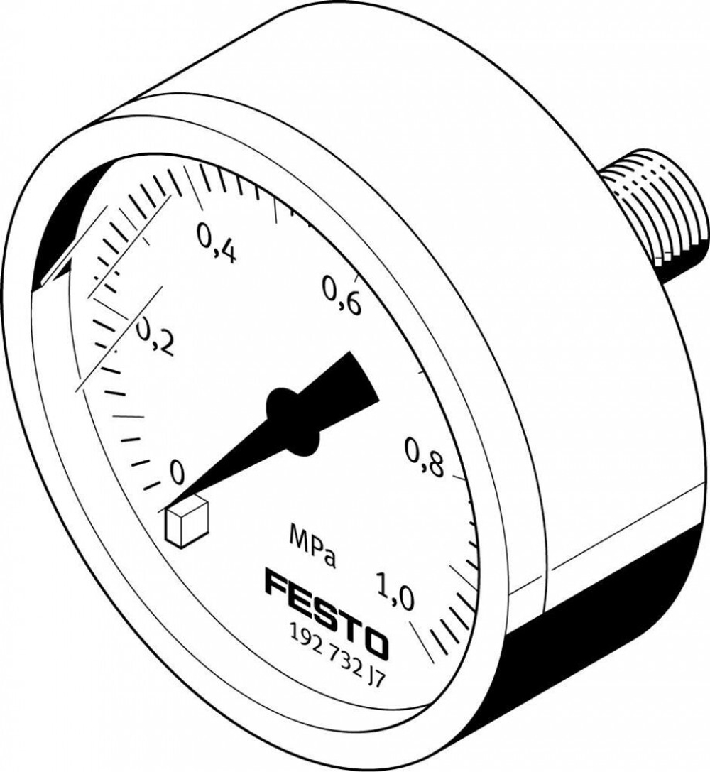 Манометр Festo MA-63-1-1/4-EN