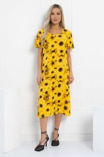 Платье Теплое лето (желтое) П12878-19М LT Collection