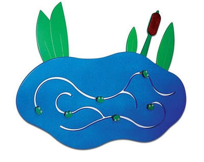 Декоративно-развивающая панель "Пруд" тип 2-98х72 A002