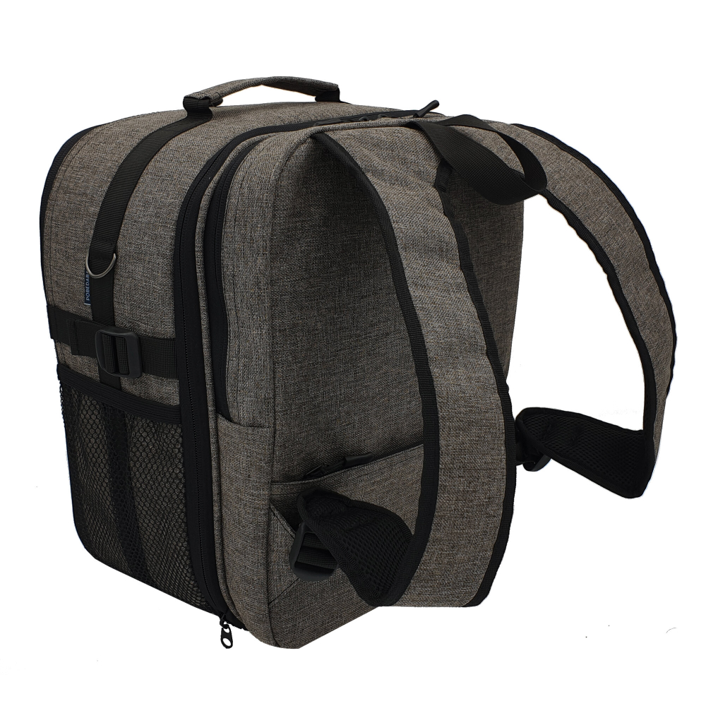Рюкзак-трансформер для ручной клади Pobedabags 36x30x27/20 Grey Advanced