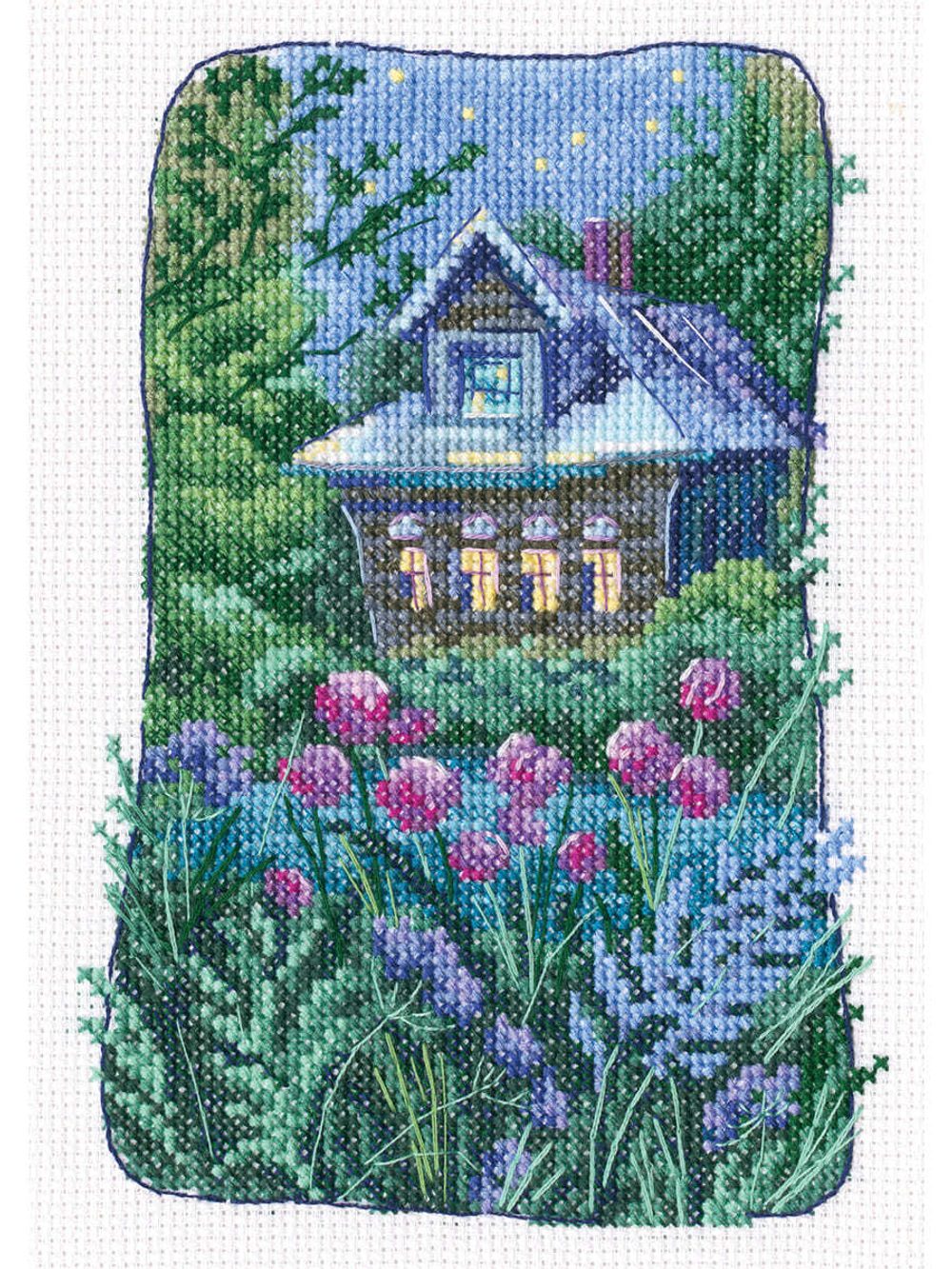 "Старый бабушкин сад"-C351  вышивка