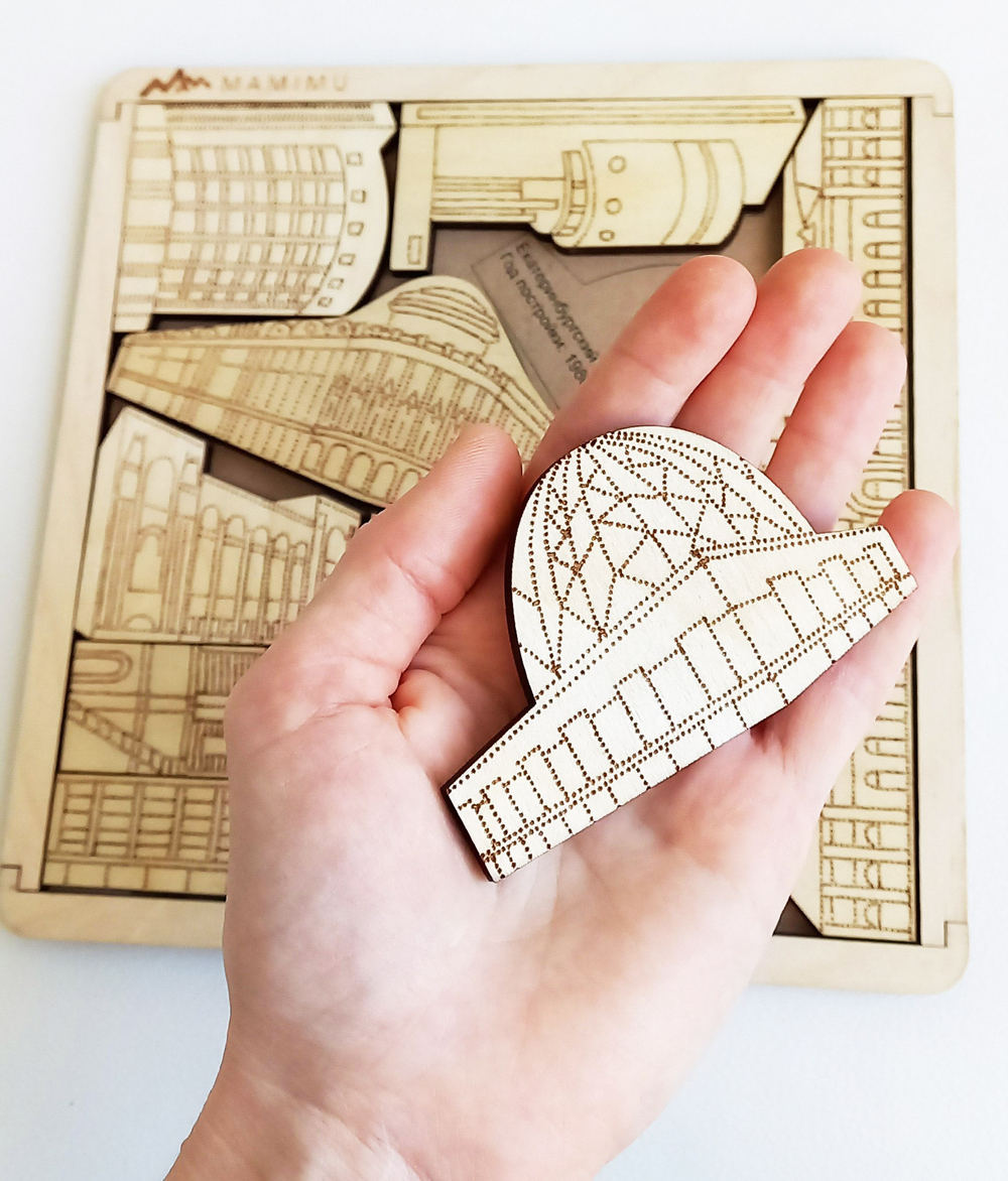 Деревянный пазл Екатеринбург