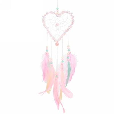 Украшение-оберег «Ловец Снов-Fantasy heart» 11*55см