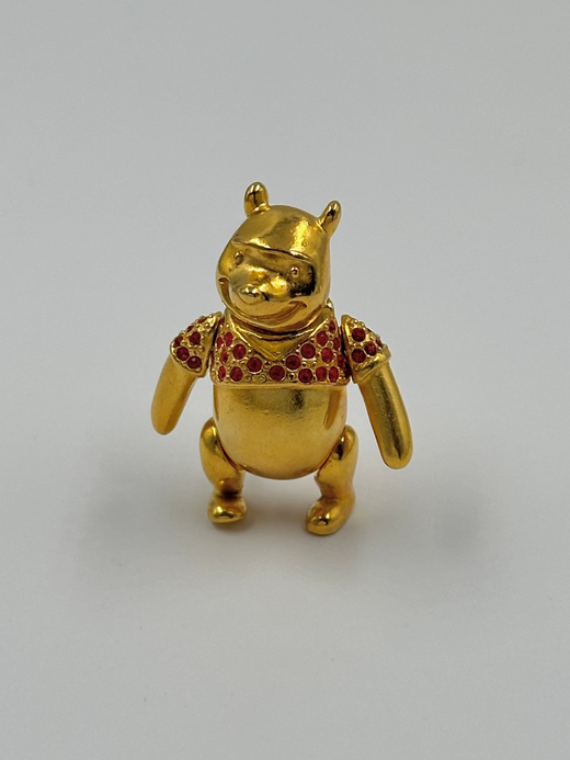 Брошь Винни Пух подвижная