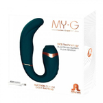 Стимулятор клитора и точки G My G темно-зеленый от Adrien Lastic
