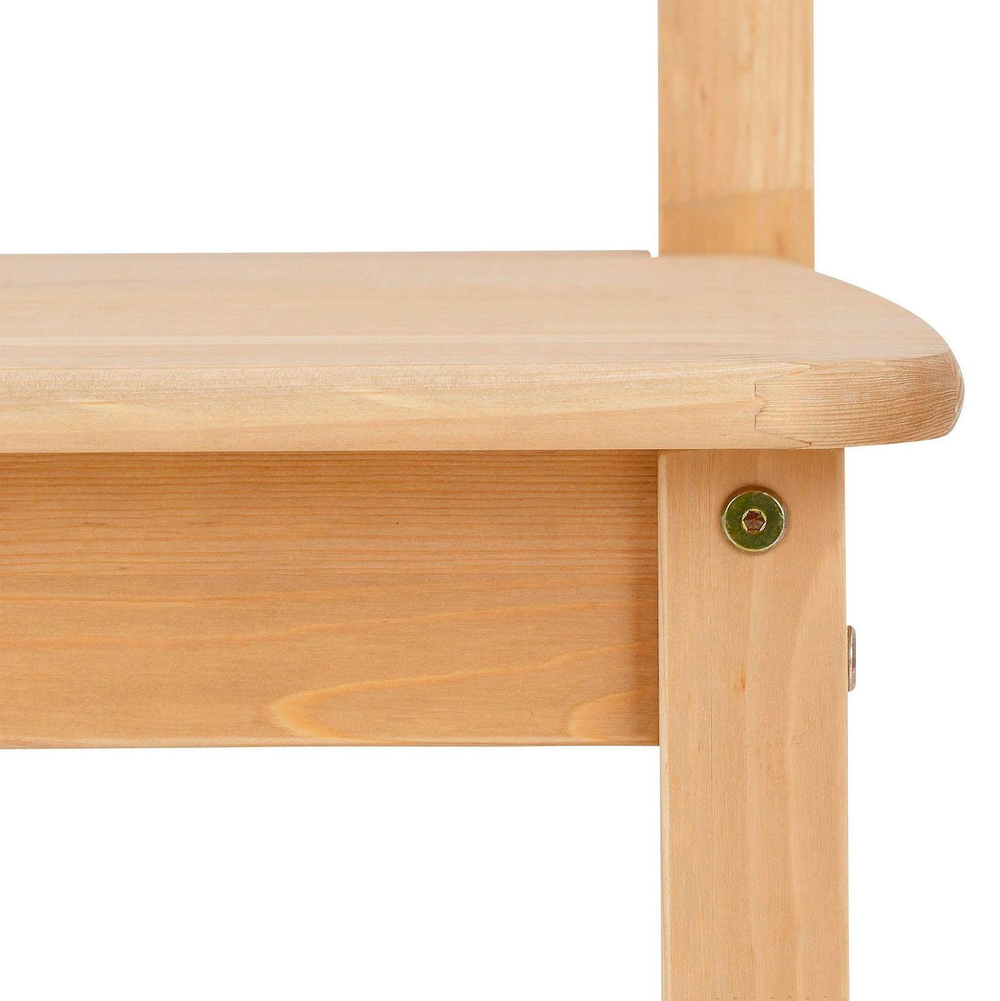 Обеденная группа стол и 6 стульев Индра из натурального дерева, бейц/масло