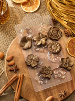 Пластиковая форма для шоколада "Цветочное ассорти мини"