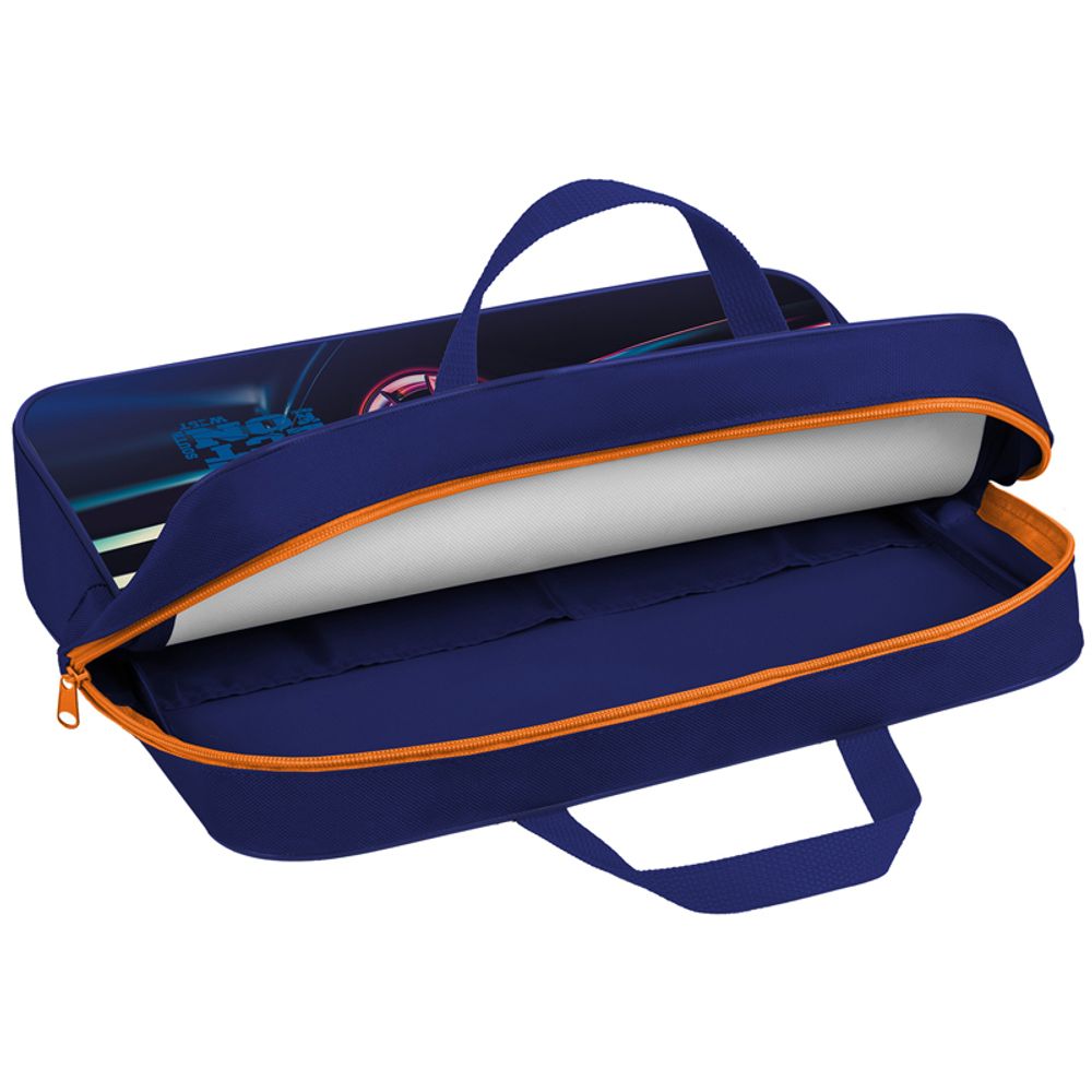 Папка с ручками А4 Berlingo Cardinal широкая ткань молния