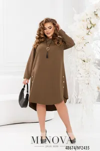 Платье 2435-мокко Minova