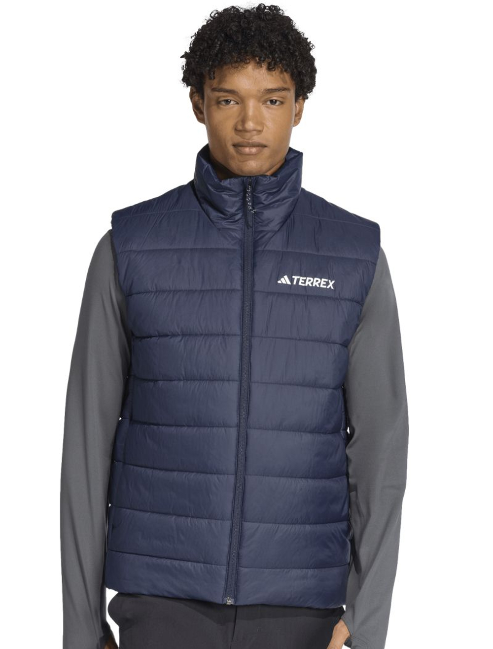 Мужская теннисная жилетка Adidas Terrex Multi Essentials Climawarm Padded - legend ink