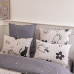 Комплект постельного белья Делюкс Сатин 100% хлопок на резинке LR618